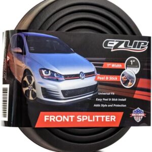 Universal Front Bumper Lip Spoiler – EZ Lip Original, Flexible 1-Inch Trim